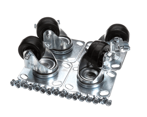 TRAULSEN CK11 CASTER KIT - FOUR 3.625IN PLAT