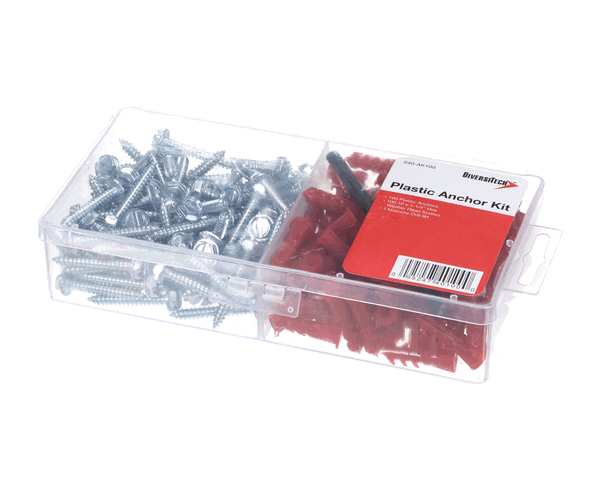 TRANE KIT 07846 KIT ; PLASTIC ANCHOR ANCHOR SIZE 1/4 X 1 SCREW SI