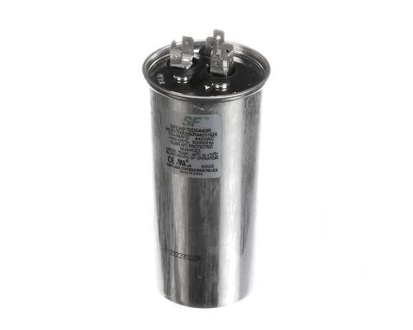 TRANE SFCAP70D5440R CAPACITOR; 70+5MFD 370/440V ROUND RUN CAPACITOR