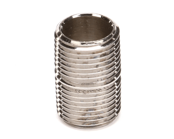 T&S 002535-25 3/8 NPT CLOSE NIPPLE (CHROME PLATED)
