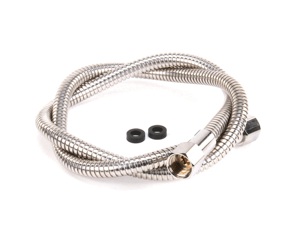 T&S 013E-48H FLEXIBLE STAINLESS STEEL HOSE 48-IN LENGTH 7/16-IN I.D.