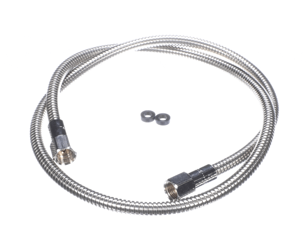 T&S 013E-60H FLEXIBLE STAINLESS STEEL HOSE 60 LENGTH 7/16 I