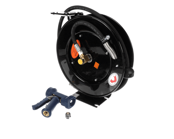 T&S 5HR-222-12 HOSE REEL OPEN POWDER COATED STEEL 3/8 ID X 25