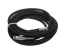 T&S BRASS 5HR-2HSE-25 3/8 X 25' EQUIP HOSE; BLACK; MEDIUM PRES
