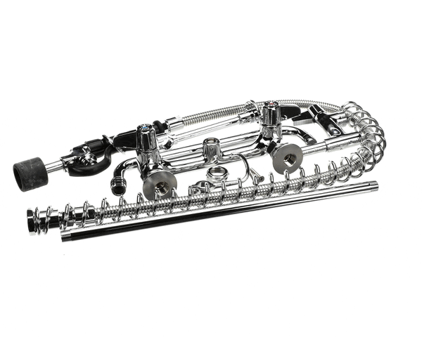 T&S 5PR-8W12-C PRE-RINSE UNIT: 8 WALL MOUNT LOW-FLOW SPRAY VALV