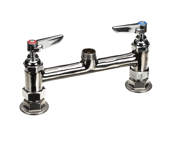 T&S B-0220-LNCC DOUBLE PANTRY SWIVEL BASE FAUCET DECK MOUNT 8 C