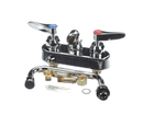 T&S BRASS B-1115-CR 4 WALL MOUNT WORKBOARD FAUCET; 6 SWING N