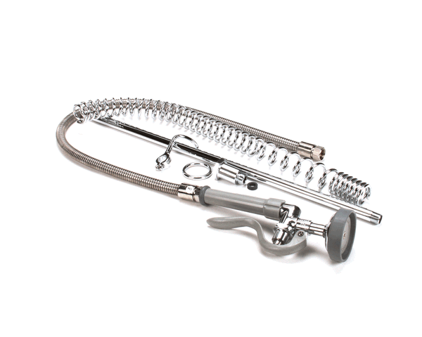 T&S B-2250 PRE-RINSE ASSEMBLY 44 STAINLESS STEEL HOSE SELF