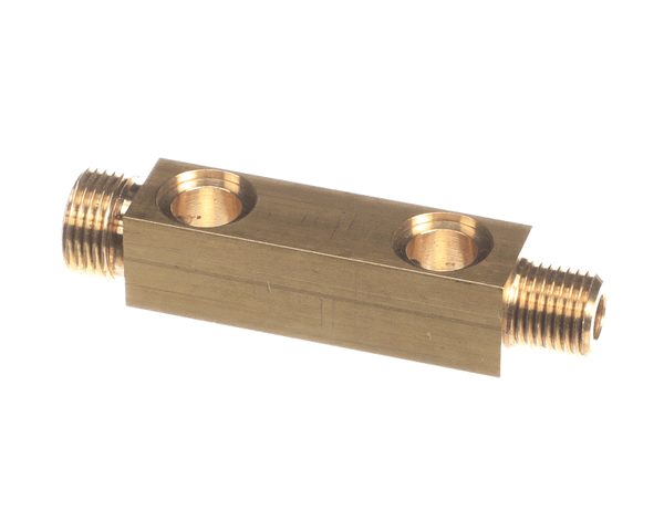 UNIC 20403 BRASS DUAL-BANJO MANIFOLD - 3/8 BSPM X 1/4 BSPM