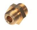 UNIC CN347A BRASS NIPPLE - 3/8 BSPM X 3/8 BSPM (BVL)