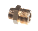 UNIC CN441A BRASS ADAPTER NIPPLE - 1/4 BSPM X 3/8 BSPM