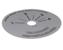 UNIVEX 4400349 LABEL SRM20-40 SPEED CONTROL (98)(P)