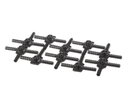 UNOX KVL1127A 6MM BARBED T-SHAPED FITTING 10 PCS KIT