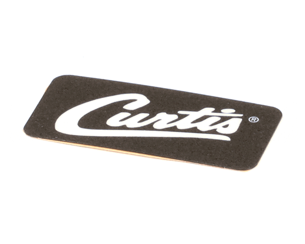 WILBUR CURTIS WC-38198 LABEL COVER-UP BLACK W/CURTIS