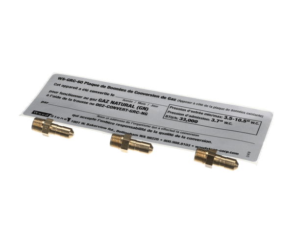 WOOD STONE 002-CONVERT-GR 002-CONVERT-GRC-NG. CONVERSION KIT