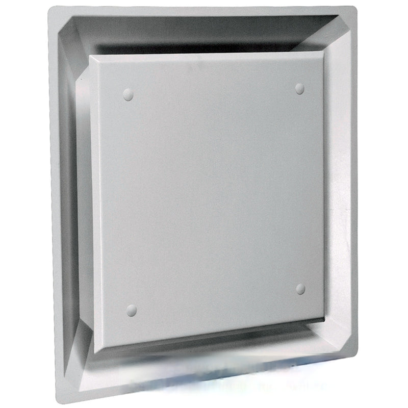 EGER EARD06W-SP RECESSED COLD AIR RETURN/SUPPLY COMBO BY EGER 24-IN X 24-IN 6-IN DIAMETER NECK