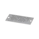 VULCAN 00-421727-00005 PLATE PROPANE TO NATURA L GAS