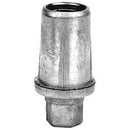 COMPONENT HARDWARE CHGA10-0611C ZINC DIE-CAST BULLET FOOT FOR 1-1/4-IN PIPE