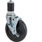 MAVRIK 1201131 CASTER STEM(5-INOD W/BRAKEBLACK
