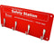 TUCKER 99954 BURN GEAR SAFETY STATION RACK BY TUCKER SAFETY PRODUCTS USED TO HANG BURN PREVENTION SAFETY ITEMS SUCH AS GLOVES APRONS HEADGEAR AND MORE