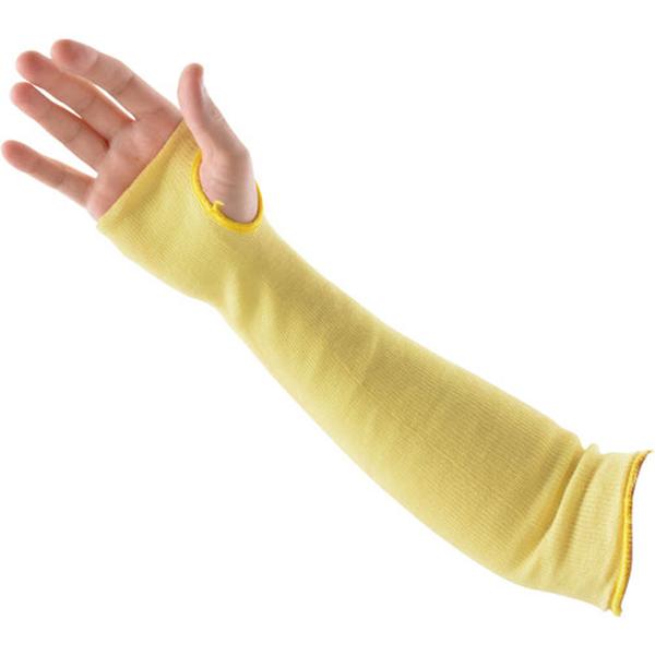 TUCKER SK-18H 18-IN PROTECTIVE SLEEVE WITH THUMB HOLE BY TUCKER SAFETY PRODUCTS KEVLAR PROTECTS FOREARMS AND WRISTS FROM BURNS AND CUTS