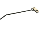 MALISH WBC-02HH-DJ THE TEXAS BRUSH GRILL BRUSH WITH HORSESHOE HANDLE MEDIUM BLACK STEEL BRISTLES