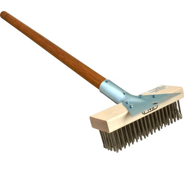 MALISH BQ-BULK BROILER/GRILL BRUSH WITH SCRAPER