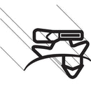 TRUE 912148 GASKET TM-74/F/G/FG WIDE BLACK 24 5/8 X 62 1/8 CL 3720-009