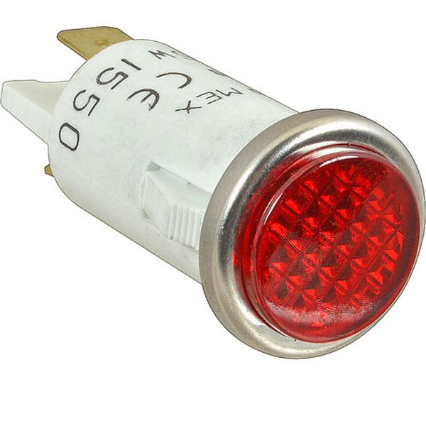 BLODGETT BL90101 FLAT LENS INDICATOR LIGHT RED LENS