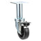PITCO PTPP10815 4-IN SWIVEL PLATE CASTER WITH BRAKE
