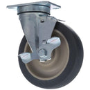COMPONENT HARDWARE C21-2051 5 IN PLATE CASTER W/ BRAKE