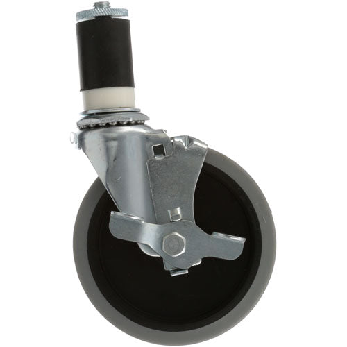 MAVRIK 262387 5 IN EXPANDING STEM SWIVEL CASTER W/ BRAKE