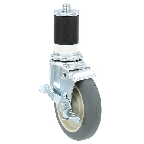 MAVRIK 262393 4 IN STANDARD-DUTY STEM CASTER W/ BRAKE