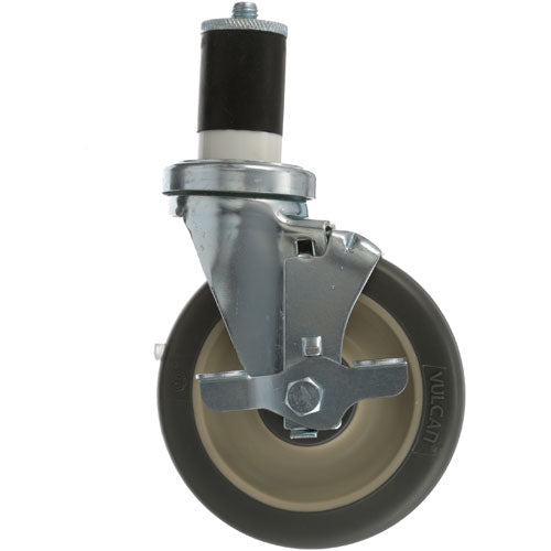 MAVRIK 262411 5 IN EXPANDING STEM SWIVEL CASTER W/ BRAKE