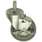 COMPONENT HARDWARE CMT1-4BBN 4 IN THREADED STEM SWIVEL CASTER W/ BRAKE