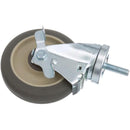 FRYMASTER 1942 5 IN THREADED STEM SWIVEL CASTER W/ BRAKE