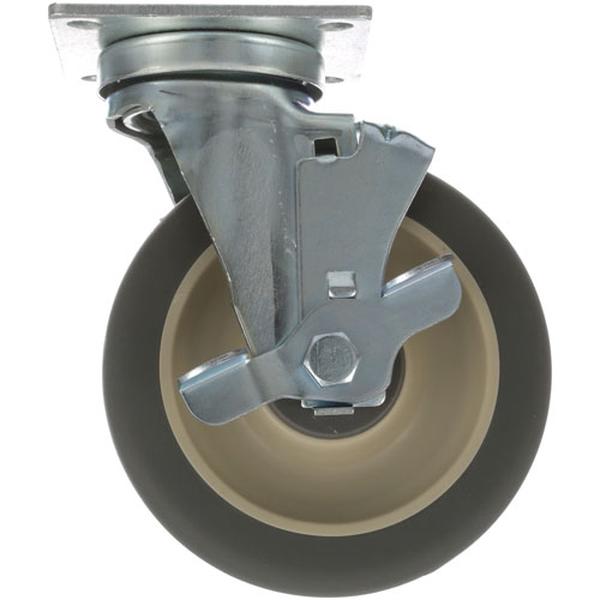 VULCAN 00-410118-00021 5 IN SWIVEL PLATE CASTER W/ BRAKE