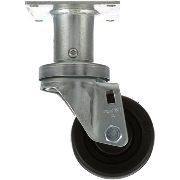 COMPONENT HARDWARE C47-0306-C SWIVEL PLATE CASTER W/ 3 IN WHEEL