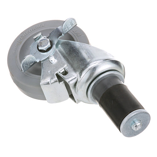 MAVRIK 263364 4 IN EXPANDING STEM SWIVEL CASTER W/ BRAKE