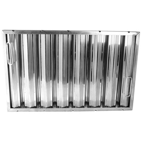 MAVRIK 263895 16 IN X 25 IN STAINLESS STEEL BAFFLE GREASE FILTER