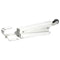 COMPONENT HARDWARE W94-1010 FLUSH OFFSET SATIN STAINLESS STEEL CONCEALED MOUNT
