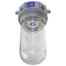 STANDARD KEIL 2310-1004-1000 VAPOR-PROOF LIGHT FIXTURE WITH JUNCTION BOX SILICONE-COATED GLASS GLOBE