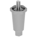 STAR 200710 2-1/2-IN GRAY THERMOPLASTIC LEG 3/8-16 MOUNTING STUD
