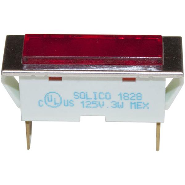 SOUTHBEND 1161450 BULB NEON RED LENS 125V