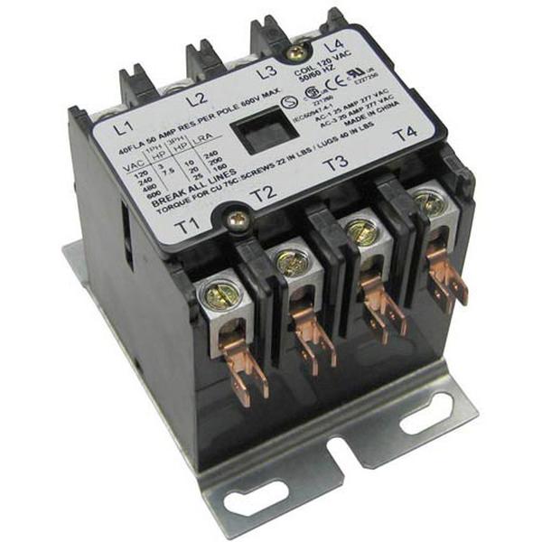 HOBART 02.01.017.00 CONTACTOR 120V 4P 40F LA/50A RES