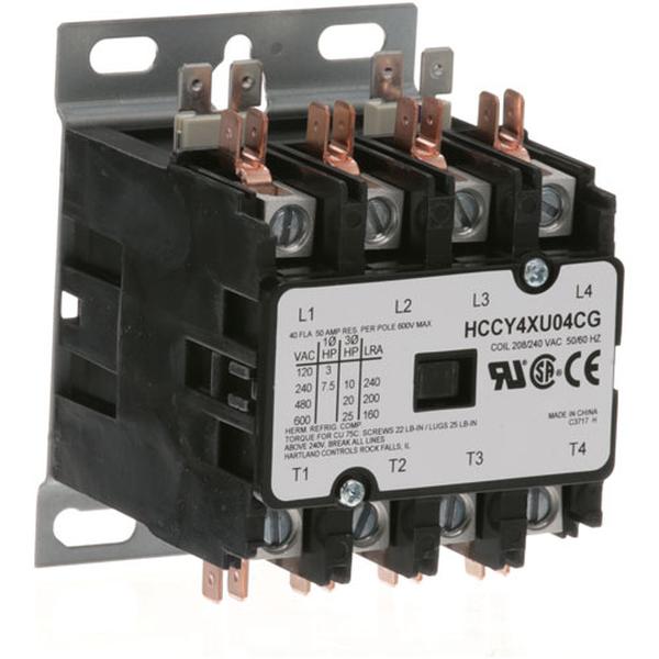 VULCAN 00-346466-00016 CONTACTOR 208/240V 4P 40FLA/50A RES