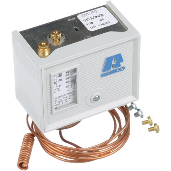 RANCO O10-3009-000 TEMPERATURE CONTROL W/ 0° - 55° F RANGE
