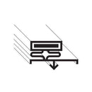 HOSHIZAKI 3A0273-02 HALF DOOR GASKET