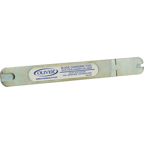OLIVER 797-0183-006K BLADE CHANGING TOOL INCLUDES LARGE OPENING FOR BLADE REMOVAL AND SMALL OPENING FOR BLADE INSTALLATION
