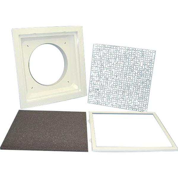 EGER EFAREC12W-SP TRADITIONAL CRATE FILTERED COLD AIR RETURN WITH RECESSED BODY BY EGER 24-IN X 24-IN 12-IN DIAMETER NECK